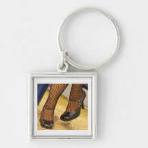 Black Patent MaryJane Keychain