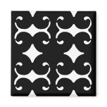 Black Pattern Magnet