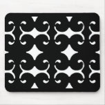 Black Pattern Mousepad
