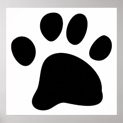 Black Paw Posters by prawny