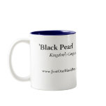 'Black Pearl' Full Plume Coffee Mugs
