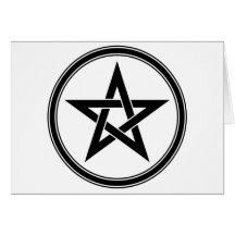 black pentacle cards