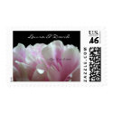 Black Peony Postal Wedding Postage postage