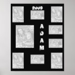 Black Photo Collage 2009 Poster