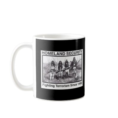 Black Photo Indian Homeland Security Coffee Mugs by WhiteTiger_LLC