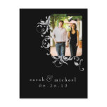 Black Photo Save the Date 04 Postcards