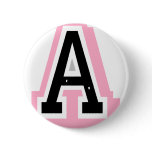 Black pink Letter A