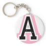 Black pink Letter A
