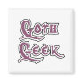Black Pink Pattern Goth Geek Magnets