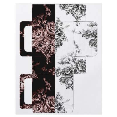 Black Pink White Gift Bag by Cute_Customs