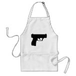 black pistol - gun aprons