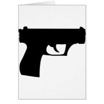 black pistol - gun cards