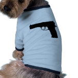 black Pistol icon pet clothing