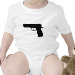 black Pistol icon Tee Shirts