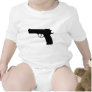 black Pistol icon Tee Shirts