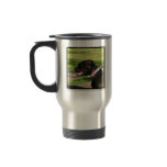 Black Pitbull Travel Mug