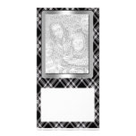 Black Plaid Photo Template Photo Card Template