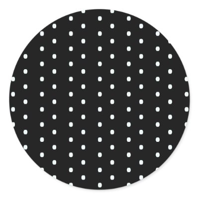 Black Polka Dot Stickers by MyHeartFire