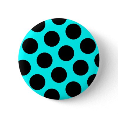 Black Polka Dots Button by designs4you