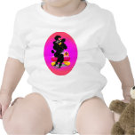 Black Poodle on Phone Retro Design