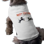 Black Poodles Playing Merry Christmas Art