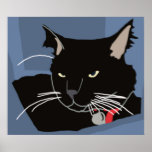 black poster