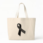 Black POW MIA Rememrance Awareness Ribbon Bag