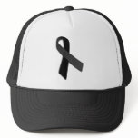 Black POW MIA Rememrance Awareness Ribbon Hats