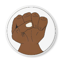 Black Power Fist Magnet