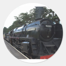 Black Prince Round Stickers