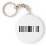 black product bar code item keychains