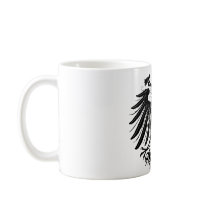 Black Prussian Eagle Coffee Mugs