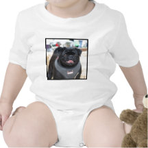 Black Pug Dog T Shirt