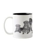 Black Pug mugs