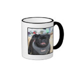 Black pug mug