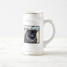 Black pug mug