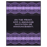 black purple deco