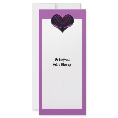 black purple Love heart valentines by DonnaGrayson