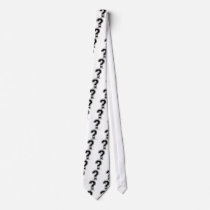 Black Question Mark Neckties