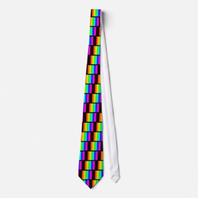 Black rainbow necktie by freepaganpages