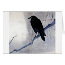 Black Raven Bird Cards