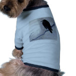 Black Raven Bird Dog Tee Shirt
