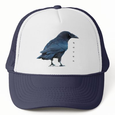 Black Raven Collection III Mesh Hat by RavenSpiritPrints