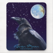 BLACK RAVEN & MOON Mousepad series