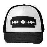 black razor blade hats
