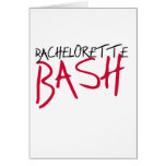Black/Red Bachelorette Bash Card