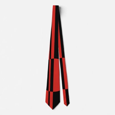 Black red bold circle stripes positive negative by zazzleproducts1