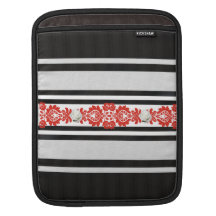 Black RED &Grey Rickshaw Sleeve Sleeve For iPads