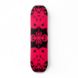Black & Red Mirror Image Skateboard