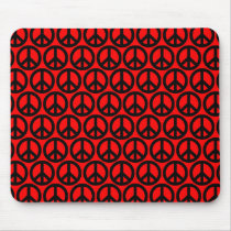 Black & Red Peace Signs